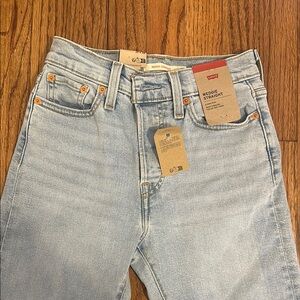 Levi's Light Blue Wedgie Straight Jeans